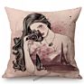 Modern Girl Elegant Lady Pretty Elite Woman Luxury Lifestyle Aesthetics Cotton Linen Sofa Pillow Case Cushion Cover Case