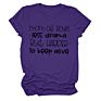 Mom of Boys Less Drama Print Women Shirts Short Sleeve Casual T Shirts and Tops Casual Ladies Shirts