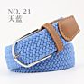 Jeans fashion weave elastic woman belt