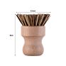 Natural Eco Friendly Bamboo Wooden Coconut Sisal Cleaning Dish Bottle Pot Brush Wooden Handle Cleaning Brush Set