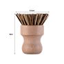 Natural Eco Friendly Bamboo Wooden Coconut Sisal Cleaning Dish Bottle Pot Brush Wooden Handle Cleaning Brush Set