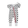 Newborn Cotton Print Long Sleeve Zipper Style Baby Kids Stripe Cheetah Leaf Print Autumn Zip up Bodysuits Sleeper Romper
