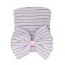Newest Cute Newborn Baby Girl Comfy Bowknot Hospital Cap Beanie Hat Knitted Striped Baby Girl Caps Beanie Toddler Hats