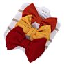 Newest Solid Bowknot Waffle Bullet Hairbands Fabric Nylon Style Infant Elastic Hair Accessories Hairband Baby Girl Headband Set