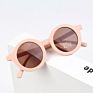 Oculos Frosted Glasses Uv Protection Girls Circle Sunglasses for Kids Sunglasses Polarized Unisex Children Pc Frame