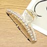 Pearl Plastic Elegant Clamp Korean Hair Claw Clip