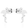 Personality Simple Animal Bird Earrings for Girls Ladies Simple Stainless Steel Stud Earrings Jewelry