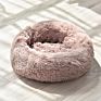 Pet Cats and Dogs Luxury Donut Bed Warm Soothing Joints Deepen Sleeping Fluffy Dog Bed