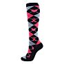 Pink Knot Compression Socks Running Knee High Women Nurse Ridding Socks