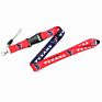 Plain Sublimation Nylon Polyester Lanyards with Nfl Team Logo