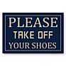 Please Remove Your Shoes Brown Black Text Home Welcome Door Mat