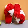Plush Slippers for Women Home Warm Cotton Slippers Casual Fur Hyoma