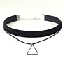 Popular Choker Necklace Set 10 Styles Mixed Black Lace Chocker Necklace, Black Velvet Leather Choker Lx029