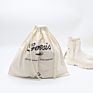 Printed Cotton Drawstring Dust Bag for Shoe Handbag Large Packaging Linen Shopping Promotion Cotton Shoe Pouch