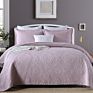 Quilts Bedding Bedspreads Customized Logo Luxury Embroidery Bedspreads Sets Colcha 100% Cotton Home Goods Cotton Bedspread