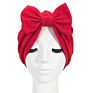 Retro Bow-Knot Knotted Headwraps for Women African Turban Pre-Tied Beanie