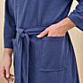 Robe Mens and Women Plush Pajamas Sleepwear Loungewear Hotel Waffle Bathrobe