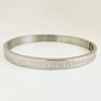 Roman Numeral 316L Stainless Steel Bangle Bracelet for Men Women