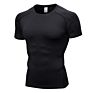 S-Xxl Men Short Sleeve Compression Shirt Base Layer Undershirts Active Athletic Dry-Fit Top