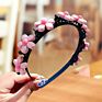 Sandro Children's Flower Fruit Headband with Clips Kids Designer Star Headband Red Strawberry