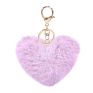 Sell Cheer Heart Key Chain Fluffy Keychain Pompom Tassel Pompom Ball Pom Pom Keychain