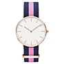 Sell Thin Case Elegance Price Quartz Watches Ladies Women Minimalist Nylon Strap Watch