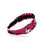 Shenglan Design Two-Sided Sequins Headband Women Kid Flip Sequin Headband Shiny Bing Non Slip Hair Headband Hair Accessories