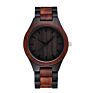Shifenmei Drop Shipping Anniversary Gift Engraved Wooden Men Watch Wristwatches Natural Ebony Customized Wood Watch