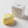 Soft silicone bath brush