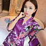 Silk Long Sets Kimono Robe Women