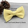 Single Deck Men Women Solid Color Bowknot Lovely Knit Bowtie Adjustable Neckwear Designer Knitting Butterfly Bow Tie