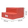 Sleeptight Sturdy Non-Skid Portable Pet Dog 3 or 4 Steps Tool Foam Pet Stairs for Dogs and Cats