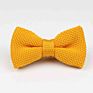 Style Men Women Soild Color Knit Bowtie Adjustable Double Deck Butterfly Bowties Designer Knitting Dress Knitted Bow Tie