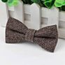 Style Plaid Children Bowtie Wool Bowties Baby Kid Kids Classical Pet Striped Butterfly Bow Tie Solid Color Ties