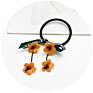Sunflower Hairpin Baby Elastic Hair Band Girl Tie Hair Rubber Band Hair Accessories