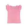 Toddler Knitted T Shirt Multi Color Baby Girls Blank T-Shirts Solid Flutter Sleeves Kids Boutique Clothing