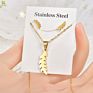 Trending Stainless Steel Irregular Design Geometric Animals Necklace Set Two-Piece Earring Necklaces Sets