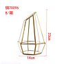 Typ3134 Modern Rustic Art Style Hanging Air Plant Holder Himmeli Geometric Planter Metal Airplant Rack Tillandsia Hanger