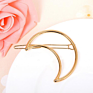 Uniq Hair Clip for Women - Hair Barrettes Hair Pins Moon Triangle Circle Butterfly Thick Hairgrips Styling