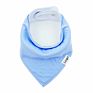 Unisex 8-Pack Gift Set 100% Organic Cotton Plain Color Triangle Absorbent Baby Bandana Drool Teething Bibs