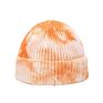 Unisex Beanie Men Short Hat Women Fisherman Beanies for Ladies Tie Dye Print Autumn Hip Hop Knitted Cap Skullcap