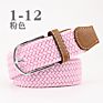 Unisex Multiple Option Stretch Belt Braided Elastic Stretch Fabric Belt Casual Weave Canvas Woven Belt