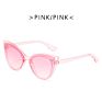 Vendors Large Superimpose Lens Frame Oversize Woman Shade Cat Eye Sunglasses