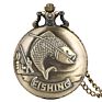 Vintage Pocket Watch with Chain for Unisex