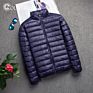 Windproof Puffer Quilted Coat Army Green Light down Jacket Men Man