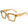 Woman Trending Vingtage Retail Wide Groovy Plastic Sunglasses Shades Rectangle Oversize Sun Glasses Classic Adult