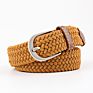 Women Elastic Weaving Belts Handmade Leather Belt Fedex