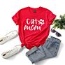 Women T-Shirts Casual Printed Tops Tee Ladies Letter Casual Cotton T-Shirt
