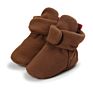 Wonbo Unisex Baby Newborn Faux Fleece Bootie Warm Infant Toddler Crib Shoes Classic Floor Boys Girls Boots