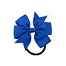 Zn Colorful Ribbon Hair Bows Girls Baby Children Elastic Hair Rope Hair Accessories